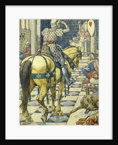 Perceval Obtains the Shield of the Breaking Heart by Walter Crane